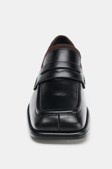 MOCASSINS EN CUIR ÉDITION LIMITÉE - Noir de Zara - Image 8