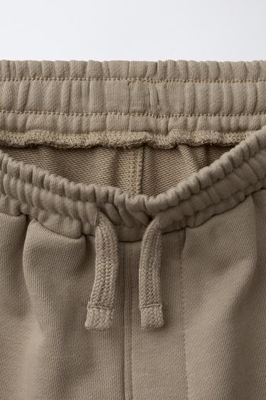 BERMUDA DE JOGGING EN MOLLETON - Beige de Zara - Image 2