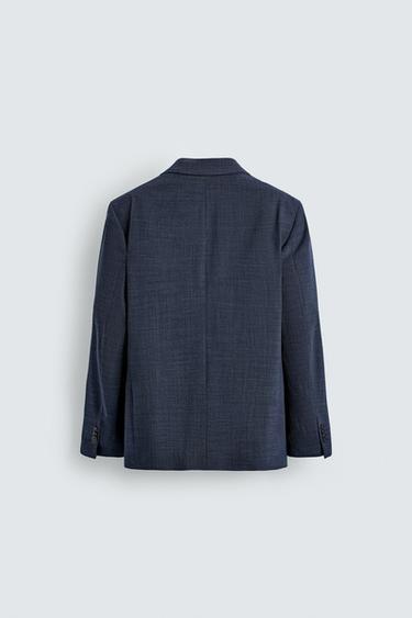 VESTE DE COSTUME STRUCTURÉE - Bleu / Indigo de Zara - Image 7