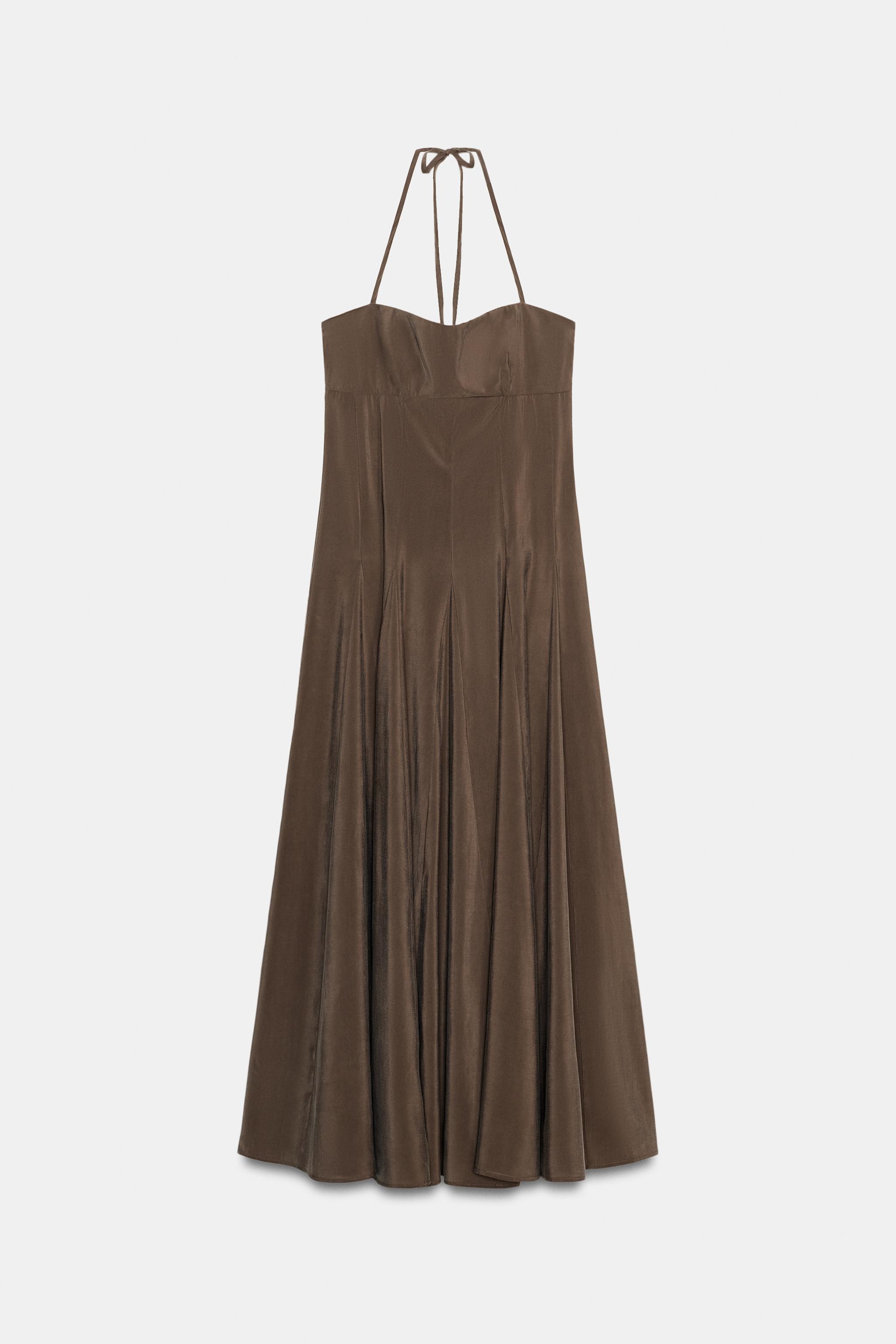 レディースブラウンドレスワンピース | ZARA 日本