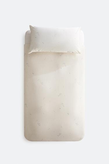 CHILDREN'S CONSTELLATION DUVET COVER - Oyster-white by Zara