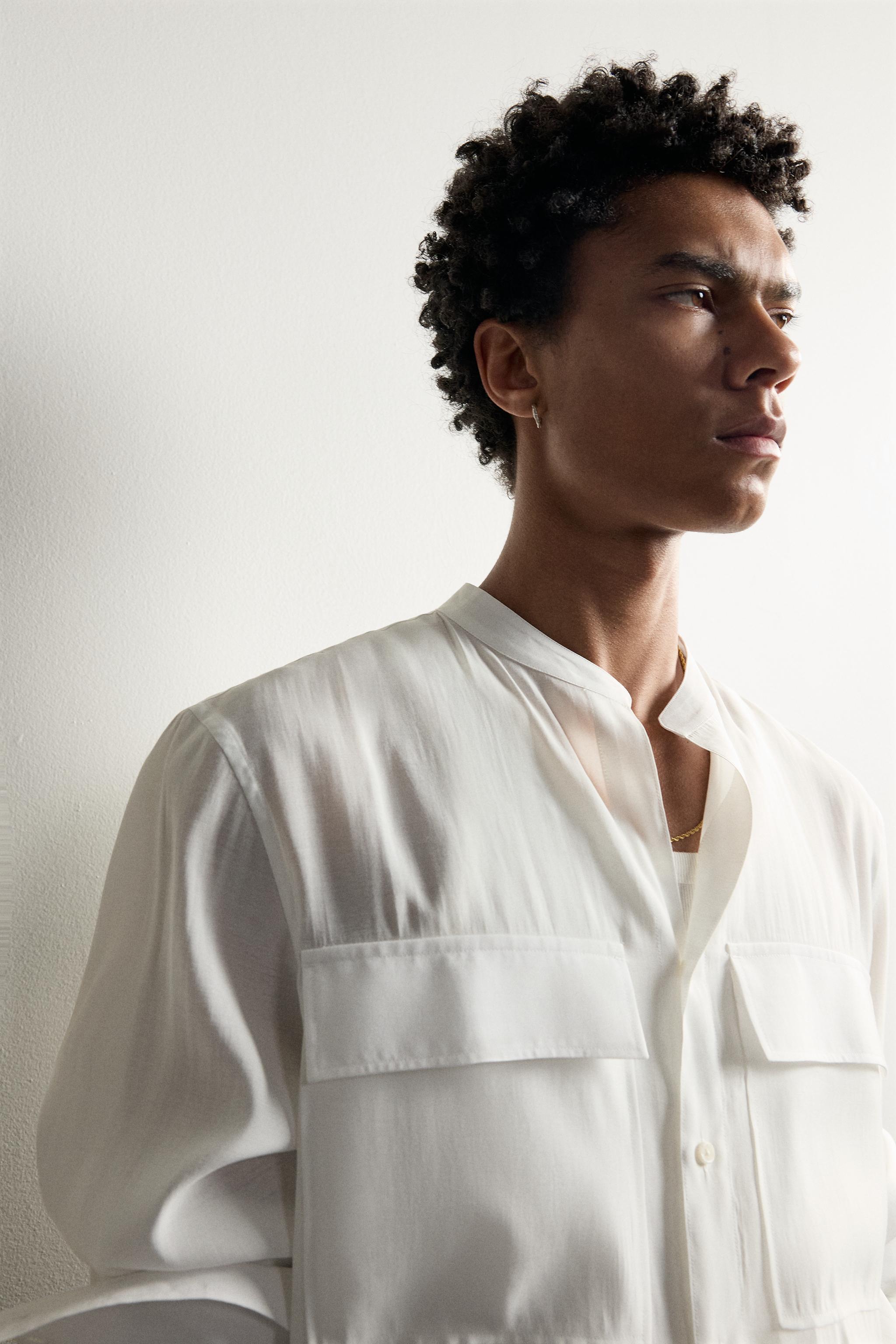 CHEMISE FLUIDE COUPE DÉCONTRACTÉE