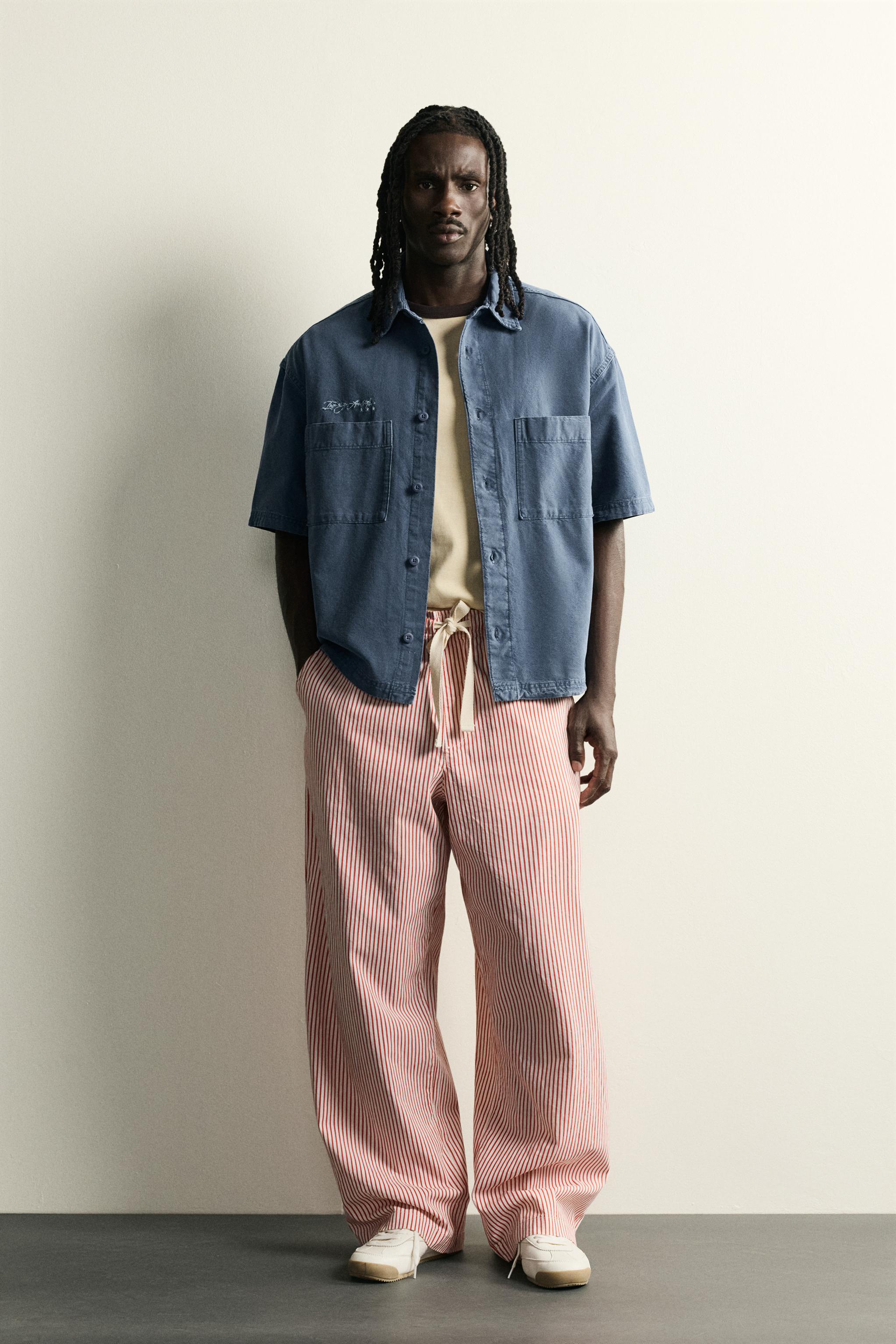 CONTRASTING RELAXED FIT SHIRT