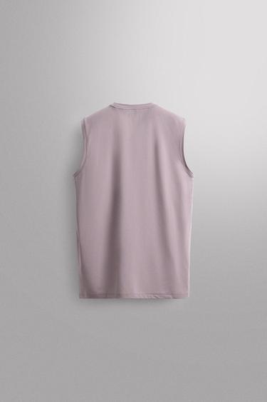 DÉBARDEUR TECHNIQUE BASIQUE - Rose pâle de Zara - Image 6