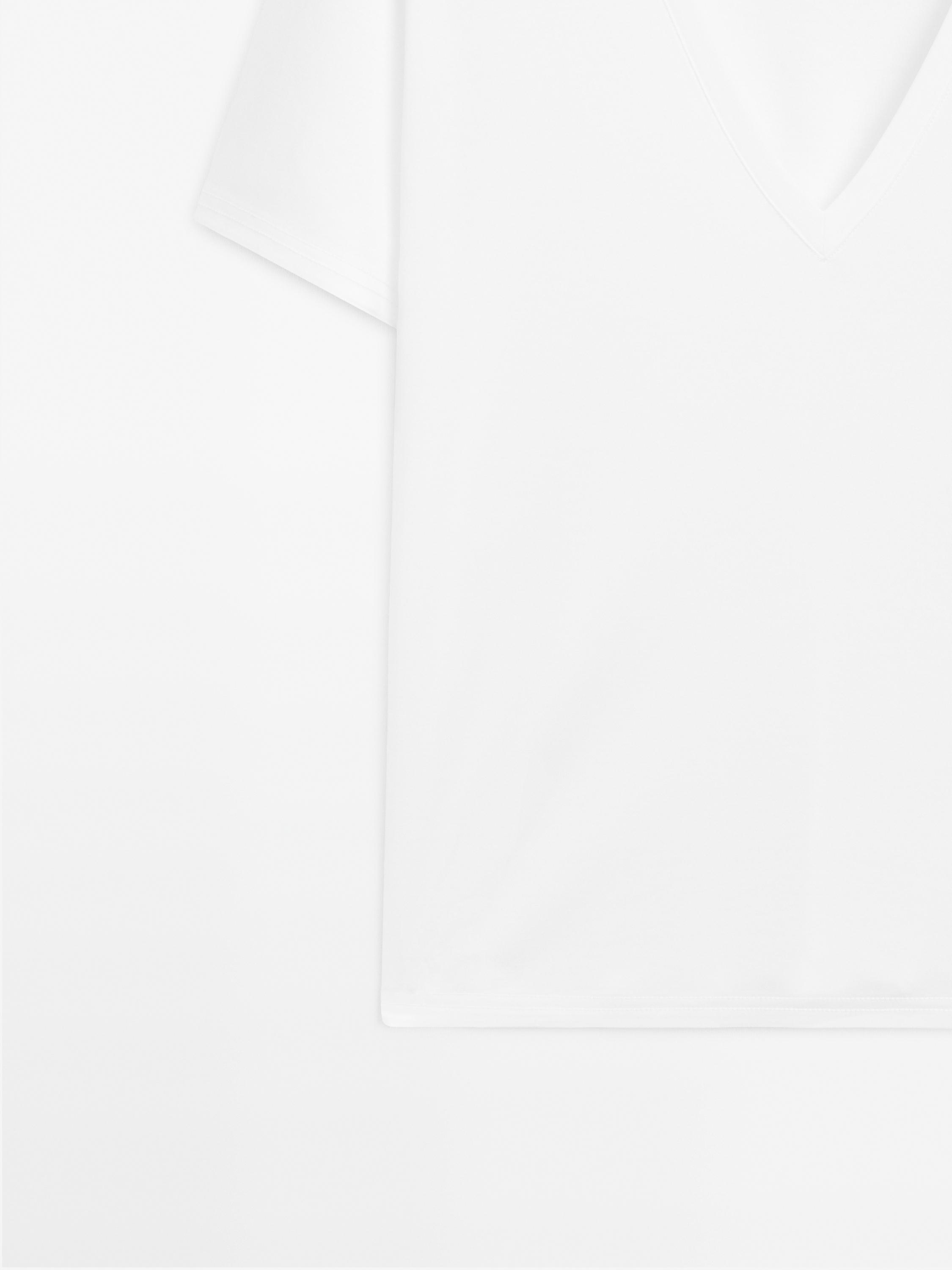 T-shirt 100 % coton à col en V