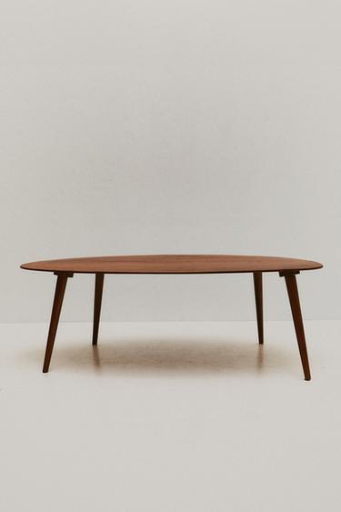 MESA CENTRO MADERA BISELADA - Marrón de Zara