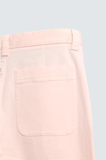 PANTALON CHINO COUPE DÉCONTRACTÉE - Rose pâle de Zara - Image 9
