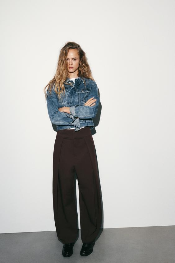 PLEATED BALLOON PANTS