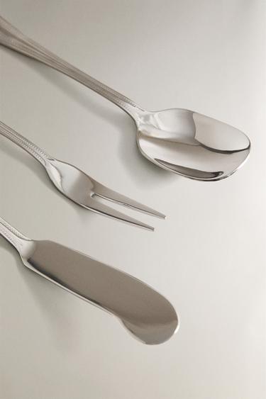 6-PIECE STEEL DESSERT CUTLERY SET - Steel by Zara - Image 2
