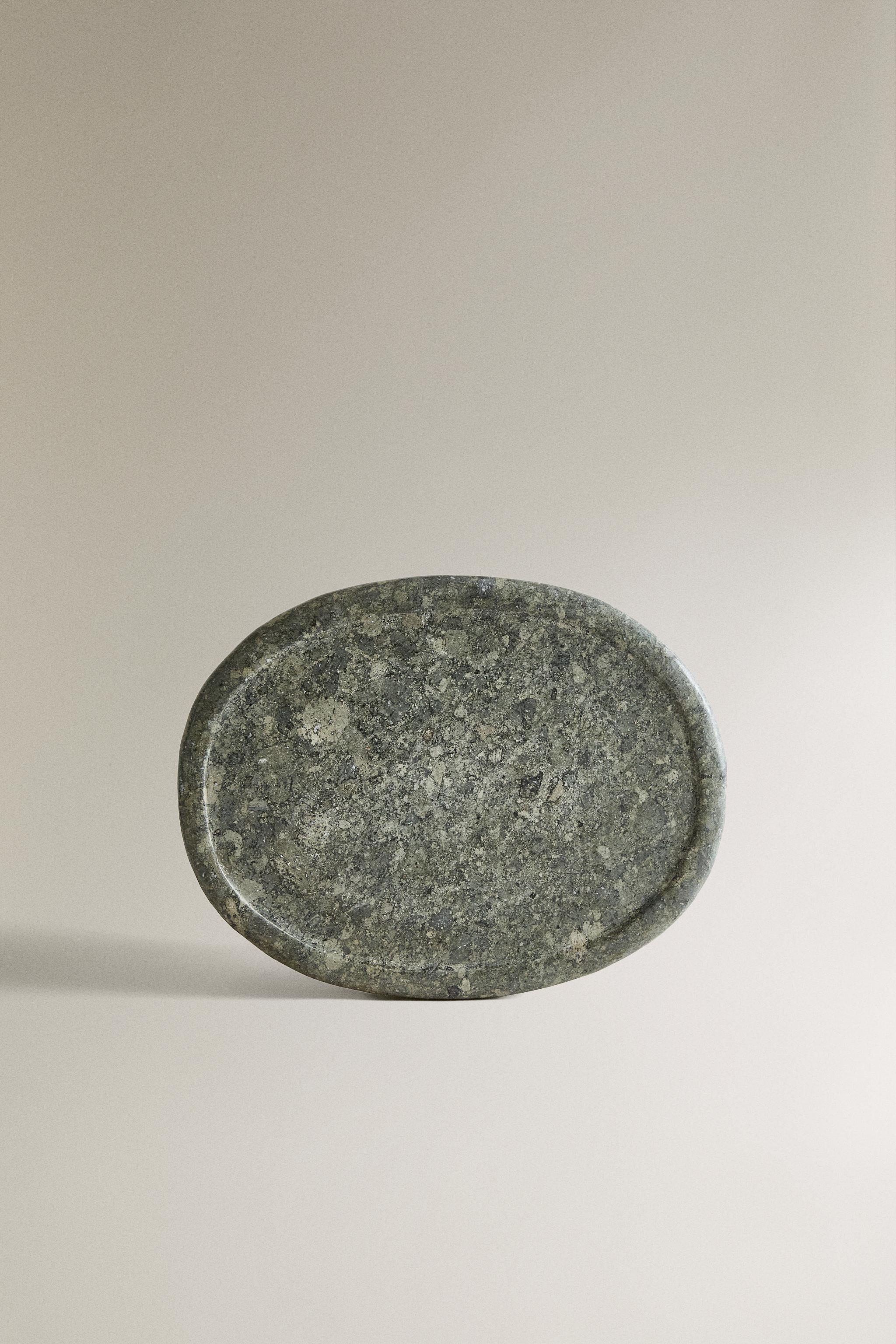 PLATEAU MARBRE VERDÂTRE