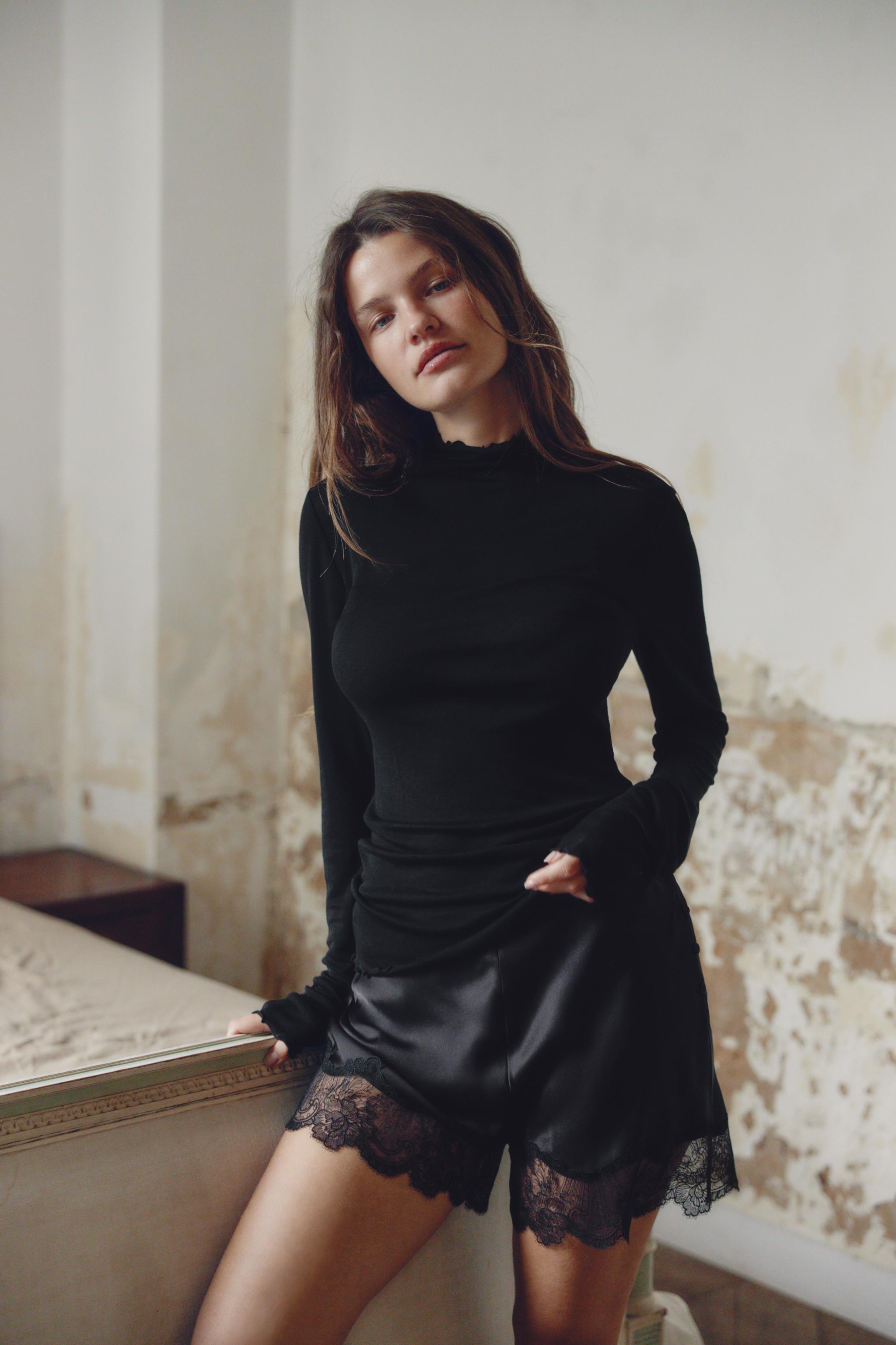 PLAIN T-SHIRT WITH LYOCELL