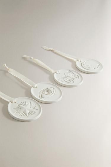 PACK CÉRAMIQUES DÉCORATIVES (LOT DE 4) | MARISA BERENSON - Écru de Zara - Image 1