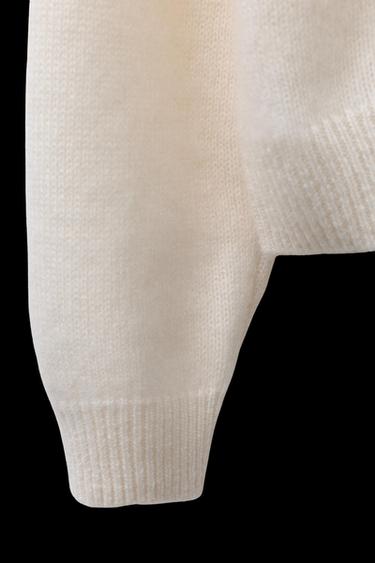100% CASHMERE JUMPER - Ecru by Zara
