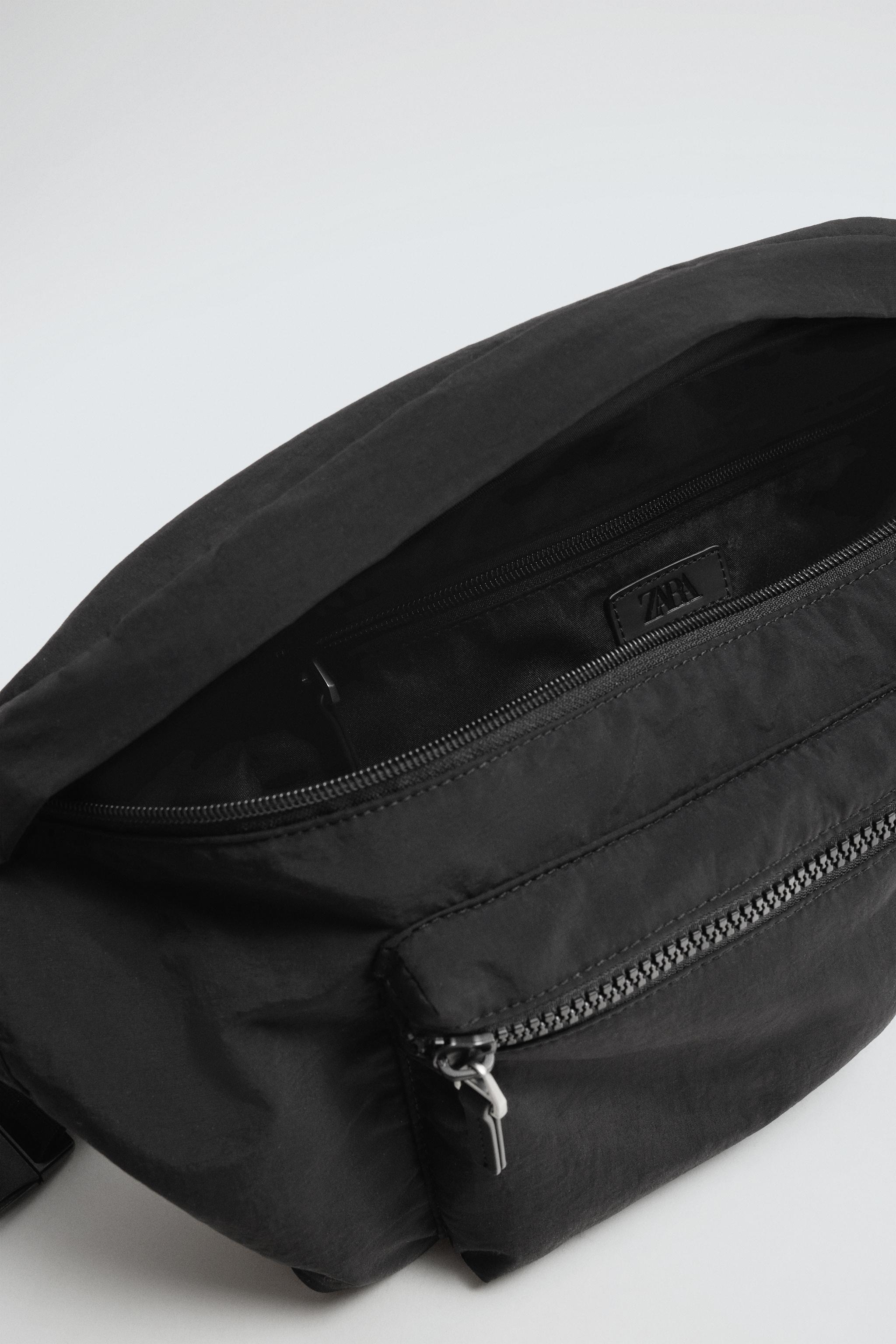 XL テクニカル生地ベルトバッグ - ブラック | ZARA Japan / 日本