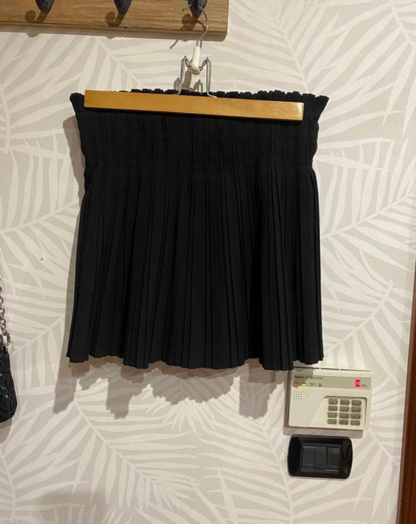 SHIRRED MINI SKIRT - Image 2