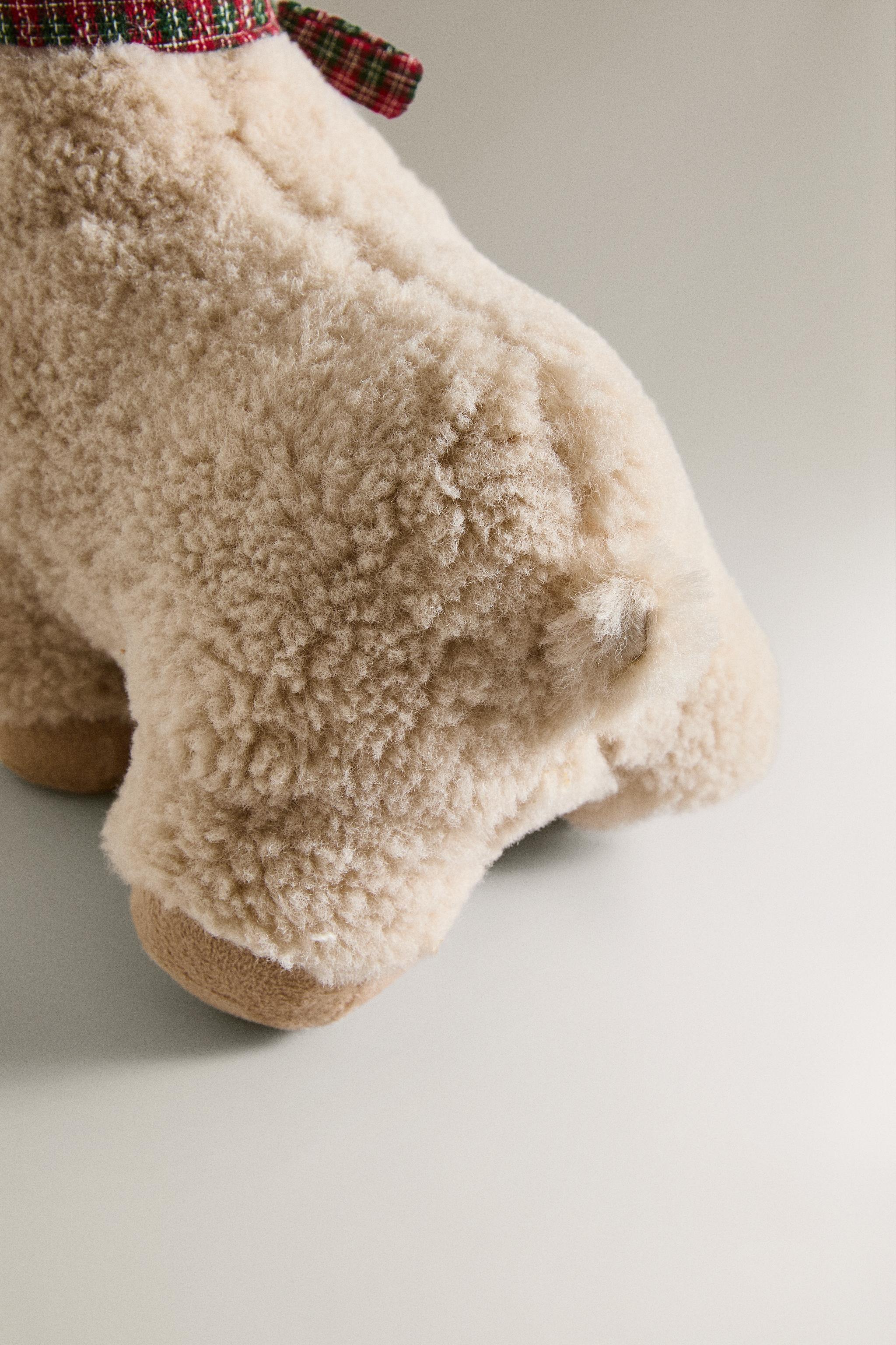 CHRISTMAS LLAMA DOORSTOP