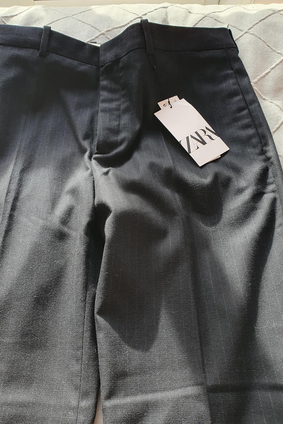 PINSTRIPED SLIM TROUSERS - Image 3