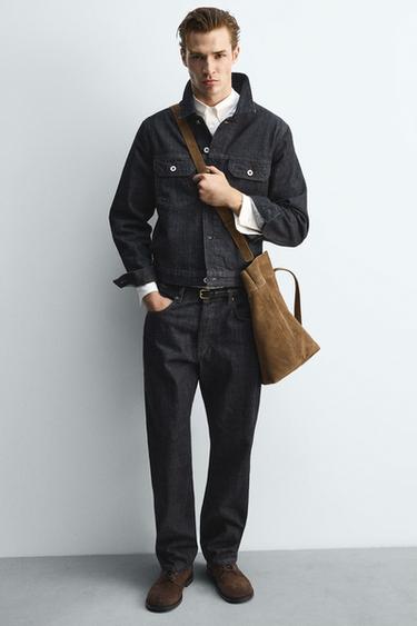 Zara LIMITED EDITION LACED LEATHER BOOTS - Brown - Image 0