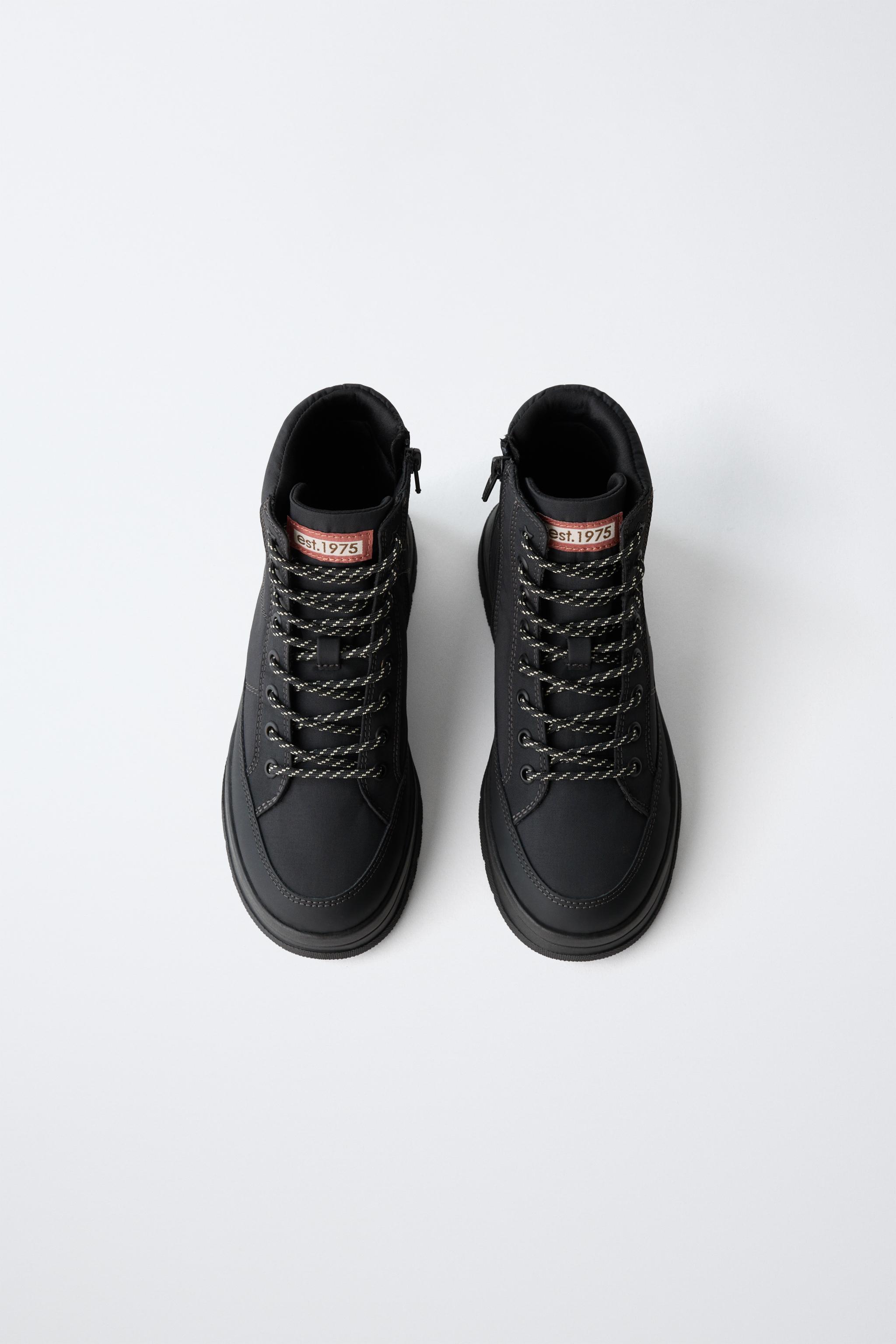 Детские ботинки Zara QUILTED ATHLETIC BOOTIES — фото 4