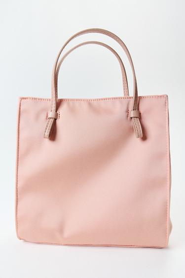 SATIN-HANDTASCHE - Rosa von Zara