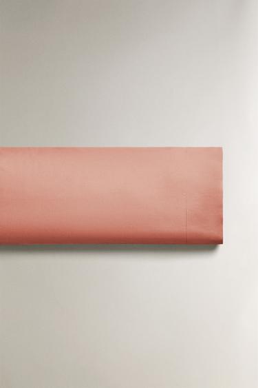 TAIE D’OREILLER PERCALE DE COTON (200 FILS) - Corail de Zara - Image 4