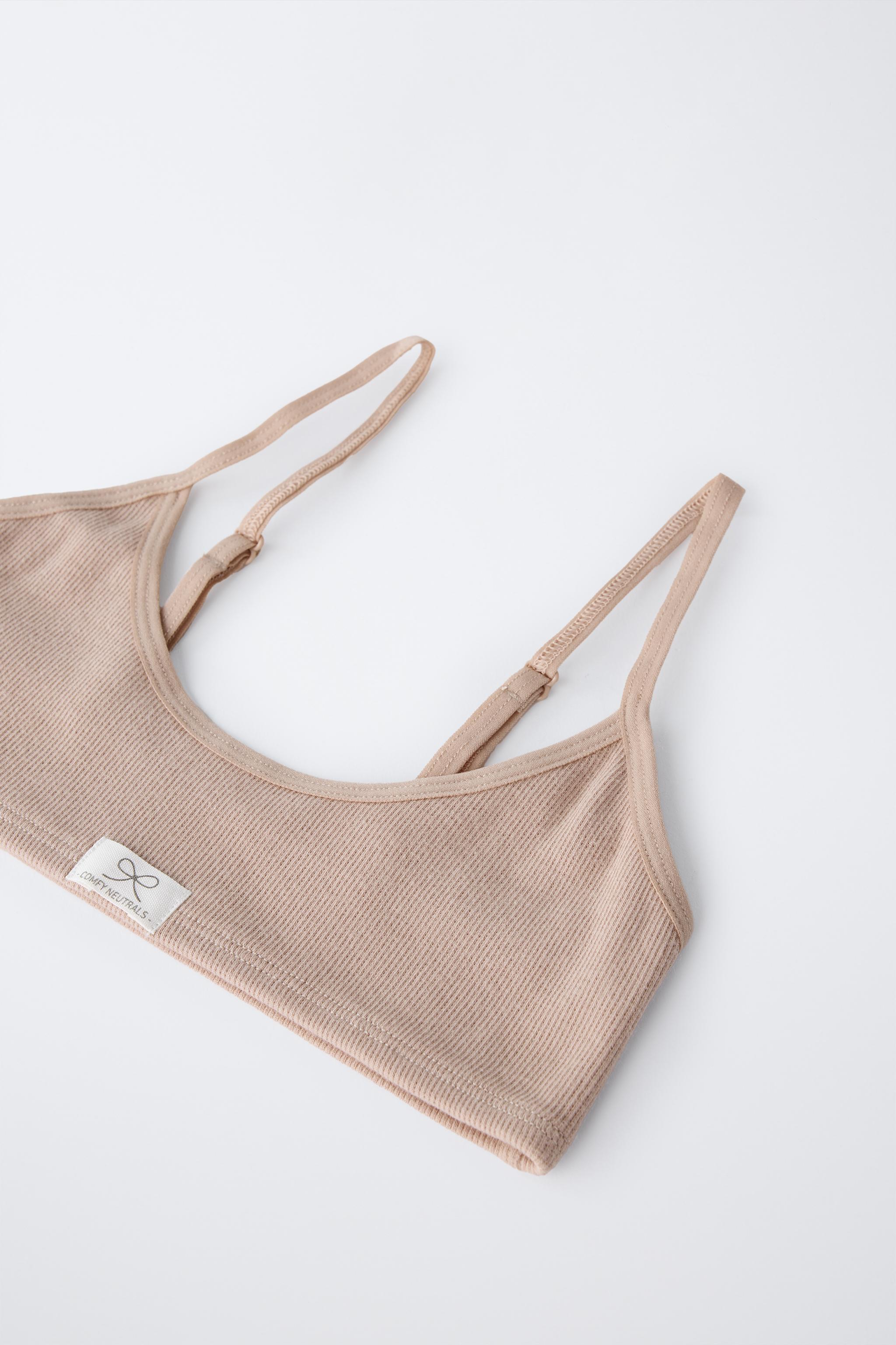 6-14 ANS/ LOT TROIS TOPS RIB ÉTIQUETTE