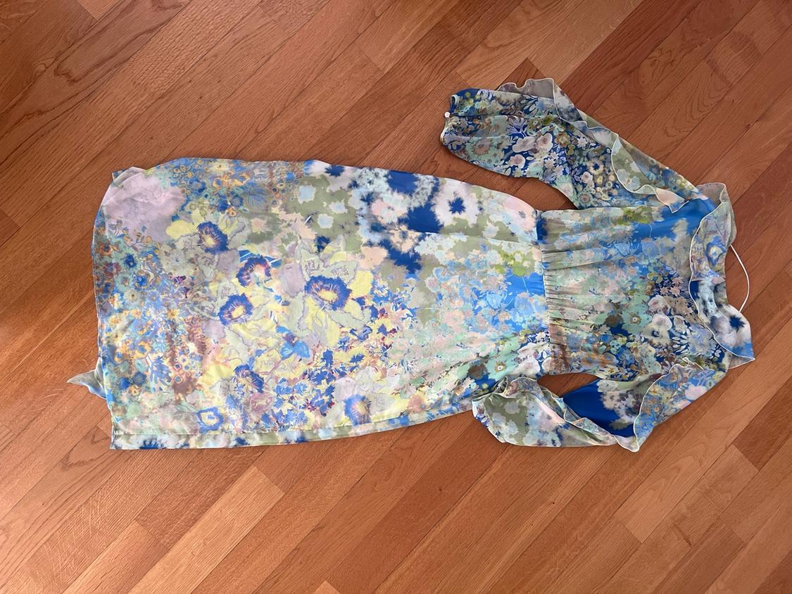RUFFLED PRINTED DRESS - Image 5