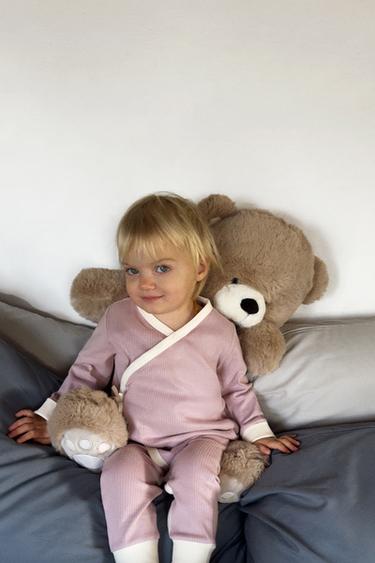 0-18 MESES/ PIJAMA ENTERO CONTRASTE - Rosa empolvado de Zara