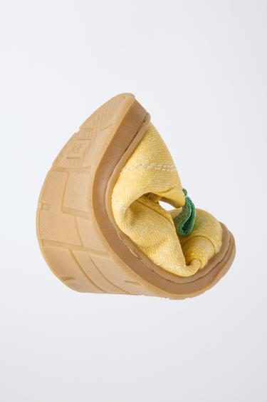 BAREFOOT SNEAKERS - Yellow by Zara - Image 2