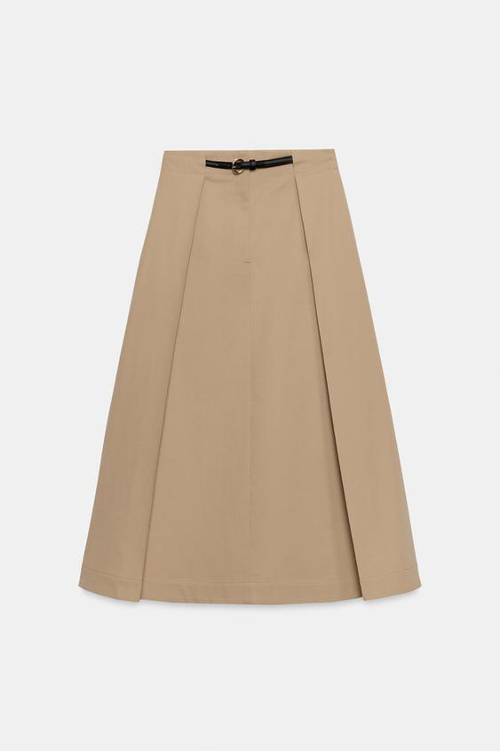 FALDA MIDI PLIEGUES - Arena de Zara - Imagen 0