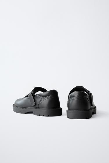 LEATHER SHOES - Black by Zara - Image 4