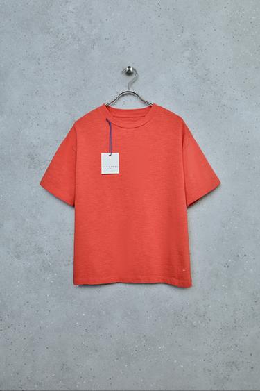 STORIESZ - CAMISETA LISA - Rojo de Zara