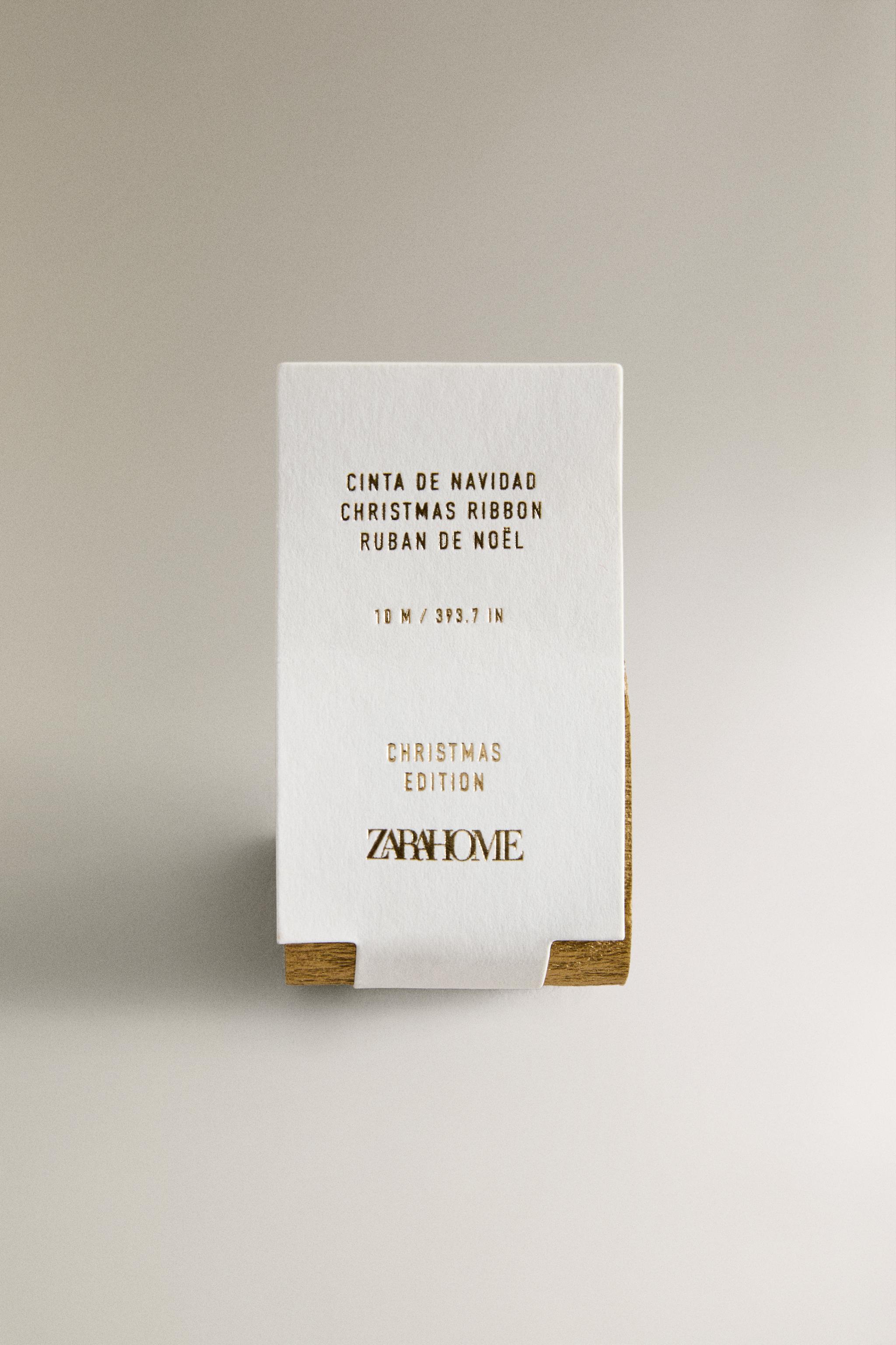 GOLD CREPE CHRISTMAS RIBBON