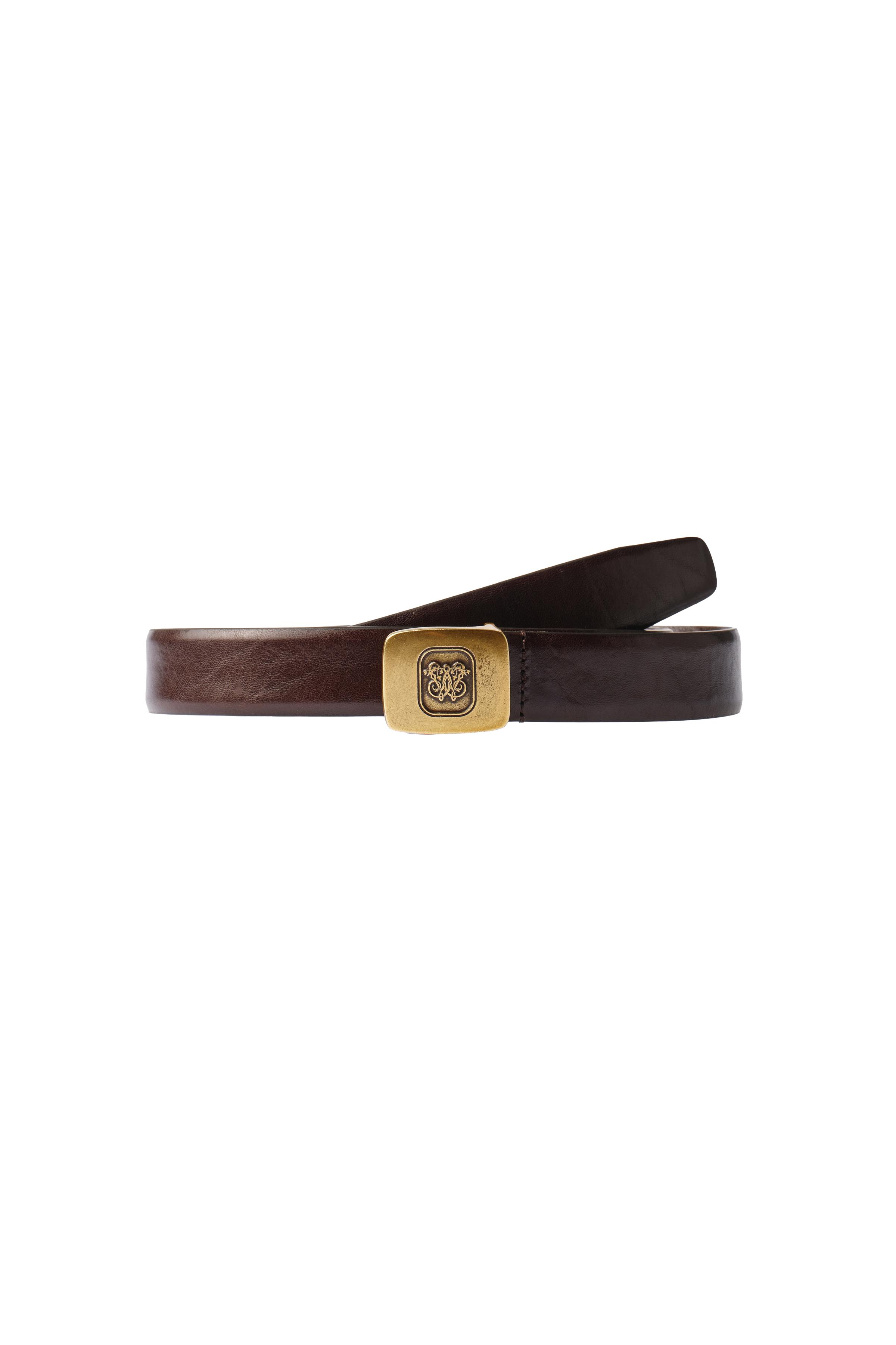 WILLY CHAVARRIA X ZARA BELT WITH PLATE BUCKLE - Brown | ZARA UAE