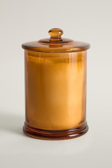 (1 KG) CARAMEL POPCORN SCENTED CANDLE — Tortoise shell 1