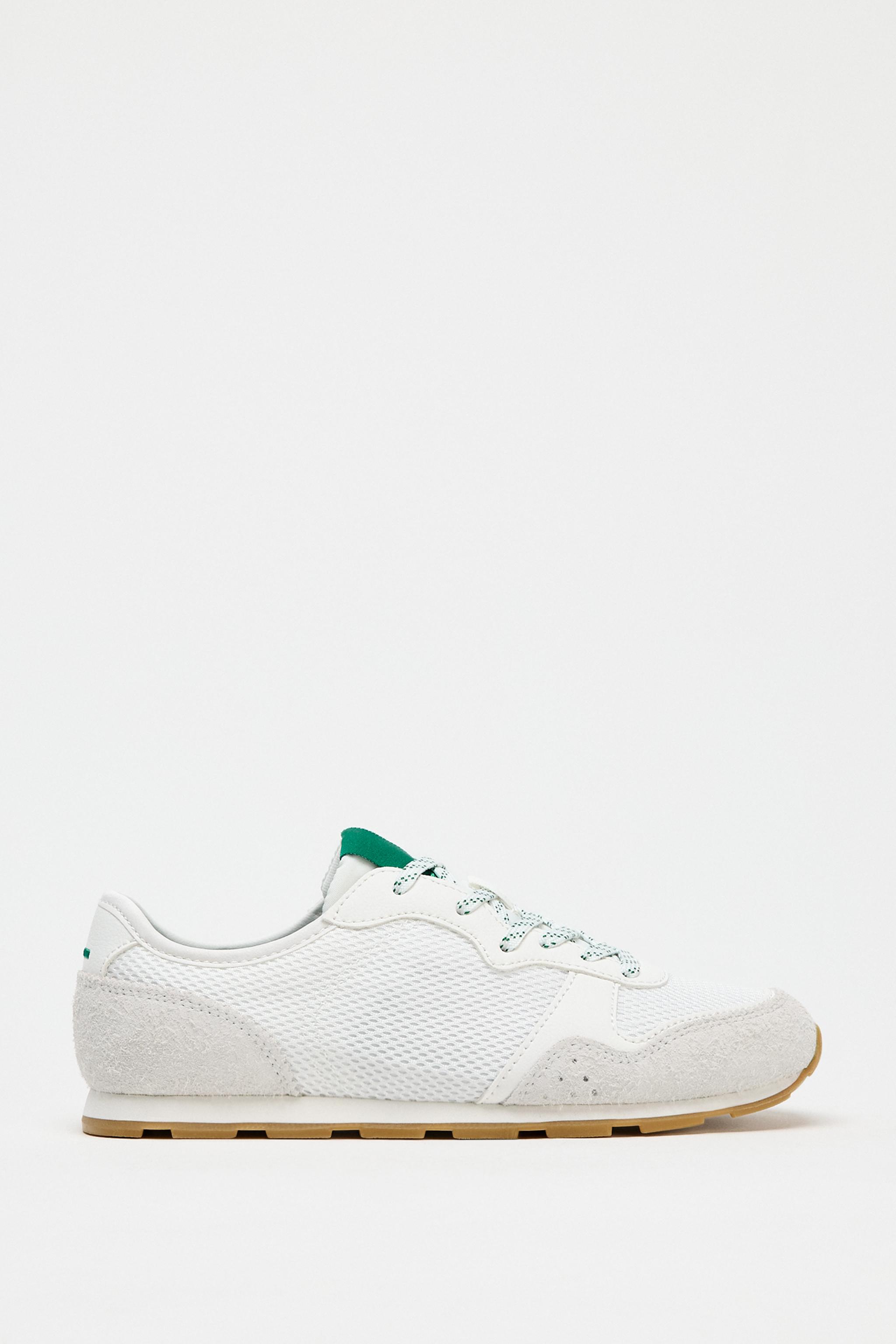 【ZARA】コントラストカラー アニマル柄スニーカー 5431/510/002 アニマル柄スニーカー - エクリュ | ZARA Japan / 日本