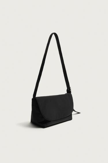 NYLON CROSSBODY BAG — Black 2