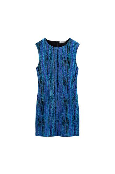 TEXTURED SHORT DRESS