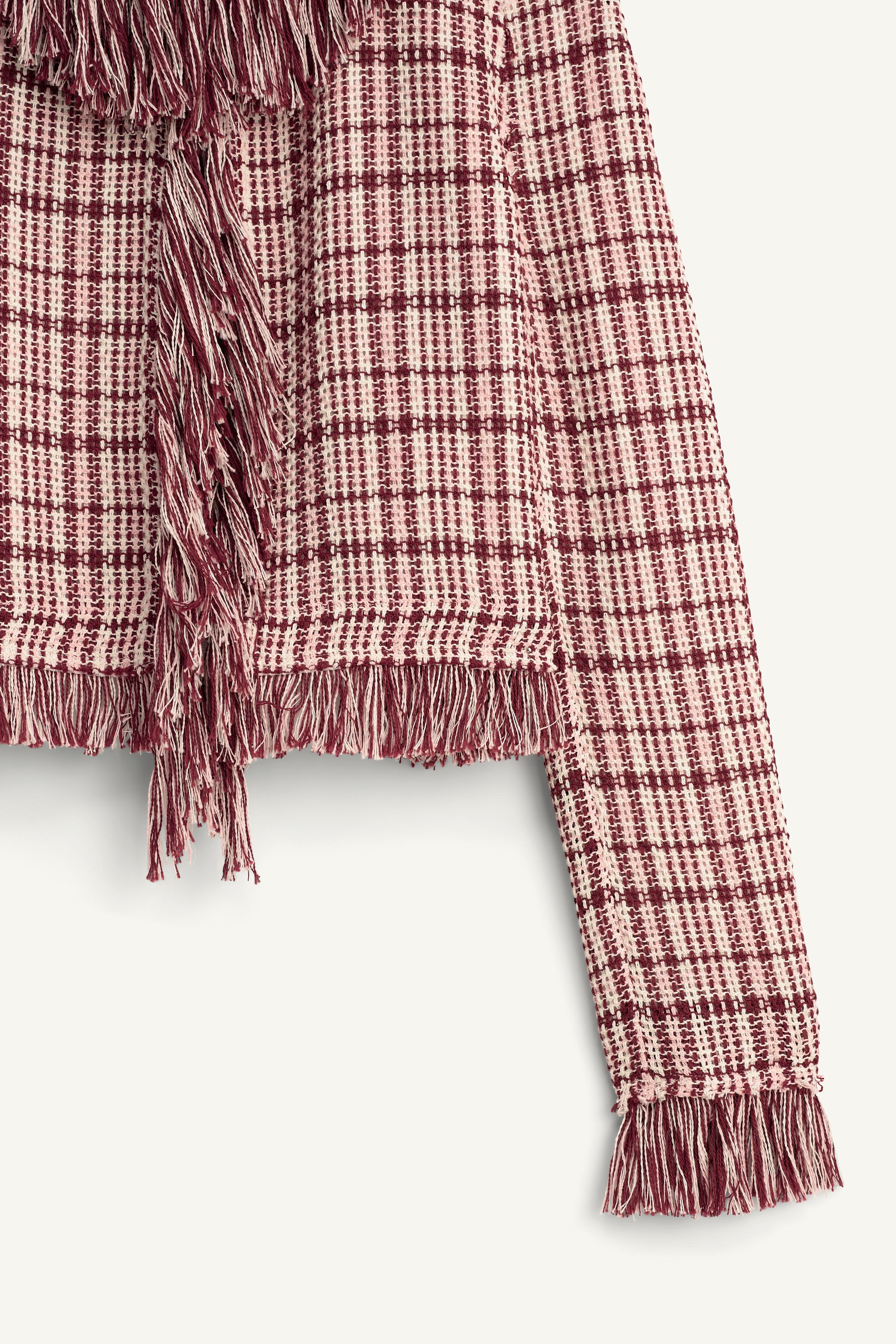 LIMITED EDITION FRINGED TEXTURED JACKET