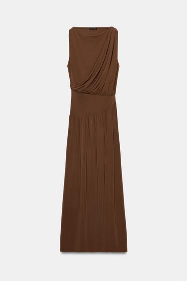 DRESS WITH SIDE SASH - Oil by Zara - Image 0