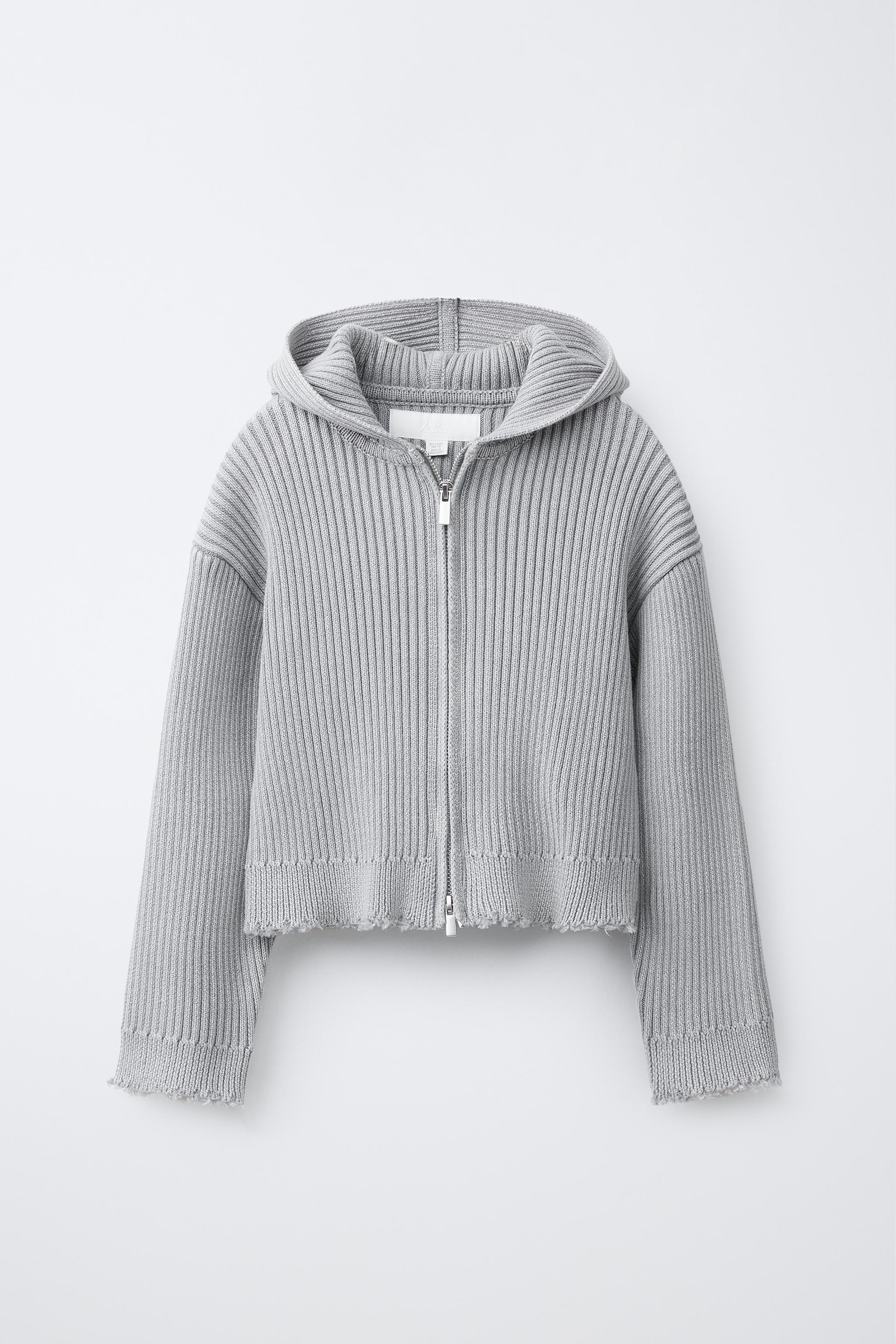 Трикотажная куртка на молнии