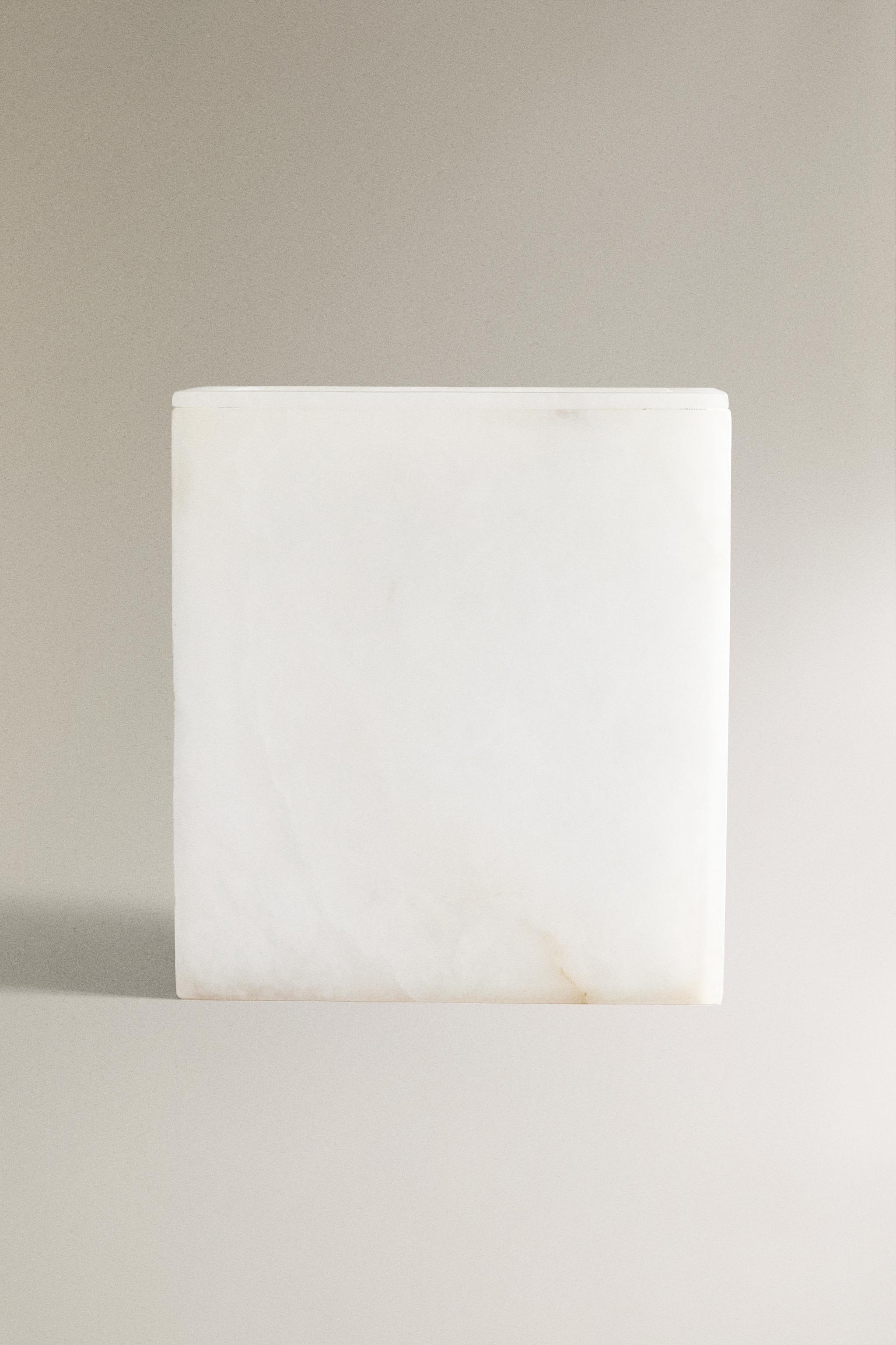 ALABASTER BATHROOM TRASH CAN - White | ZARA United States