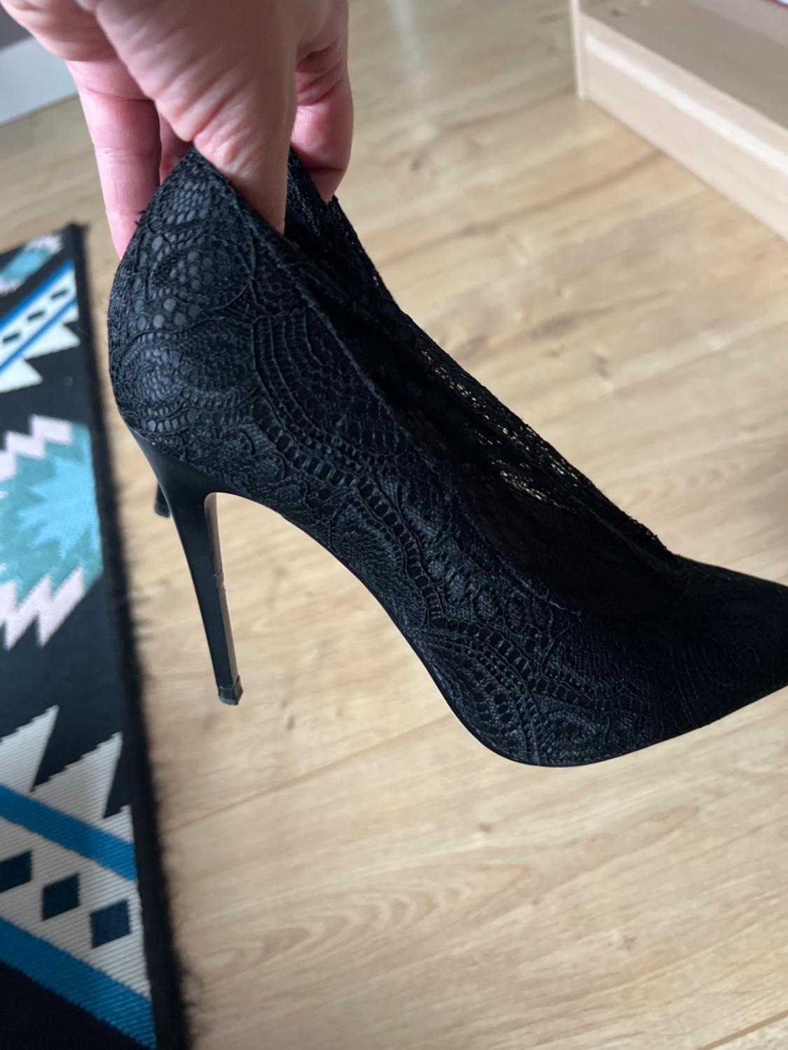 HIGH HEEL LACE COURT SHOES - Image 10
