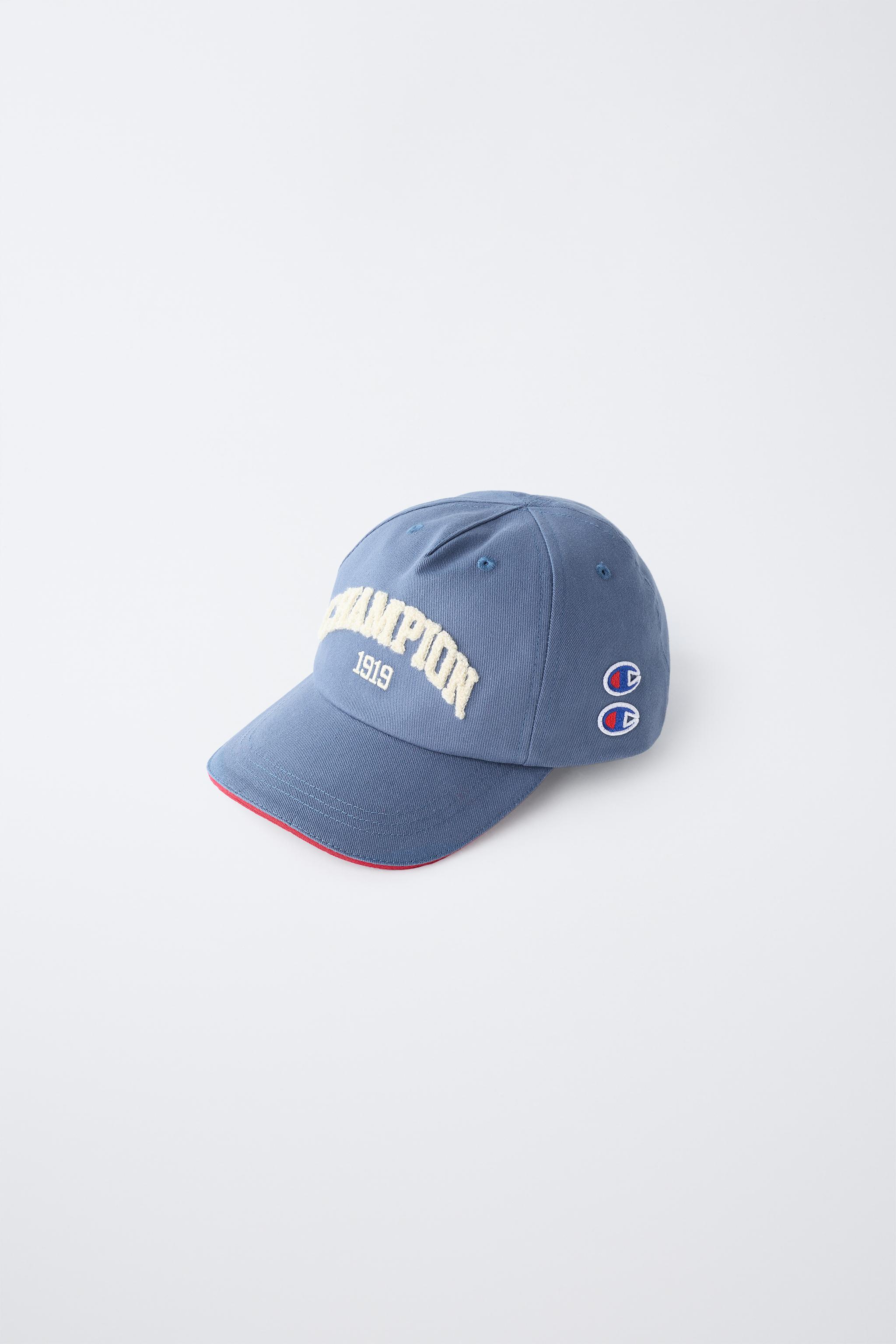 CHAMPION ® X ZARA CHENILLE EMBROIDERY CAP - Blue | ZARA Turkey
