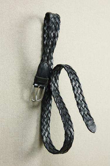 GEFLOCHTENER LEDERGÜRTEL - LIMITED EDITION - Schwarz von Zara - Bild 0