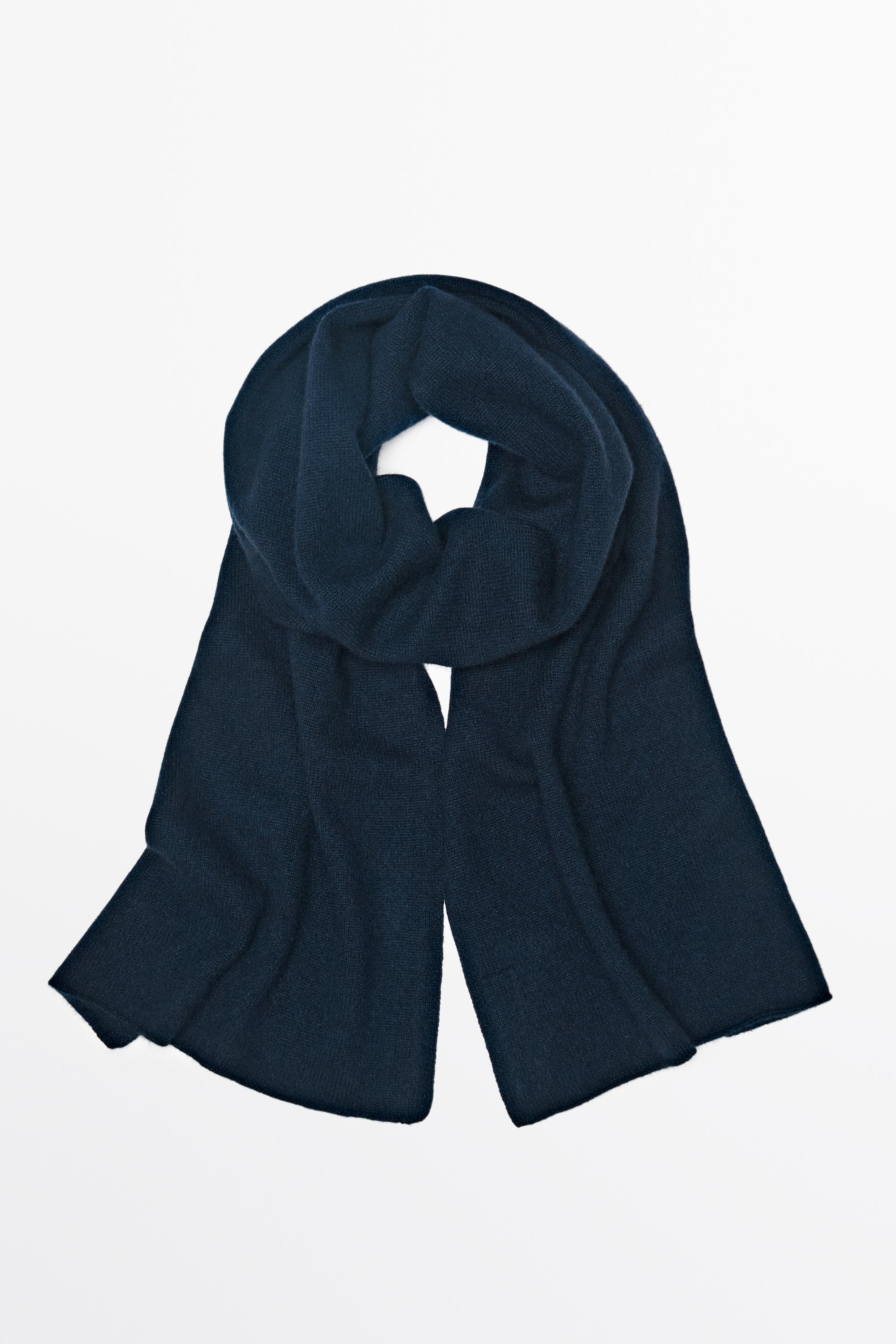Écharpe en maille unie 100 % cachemire
