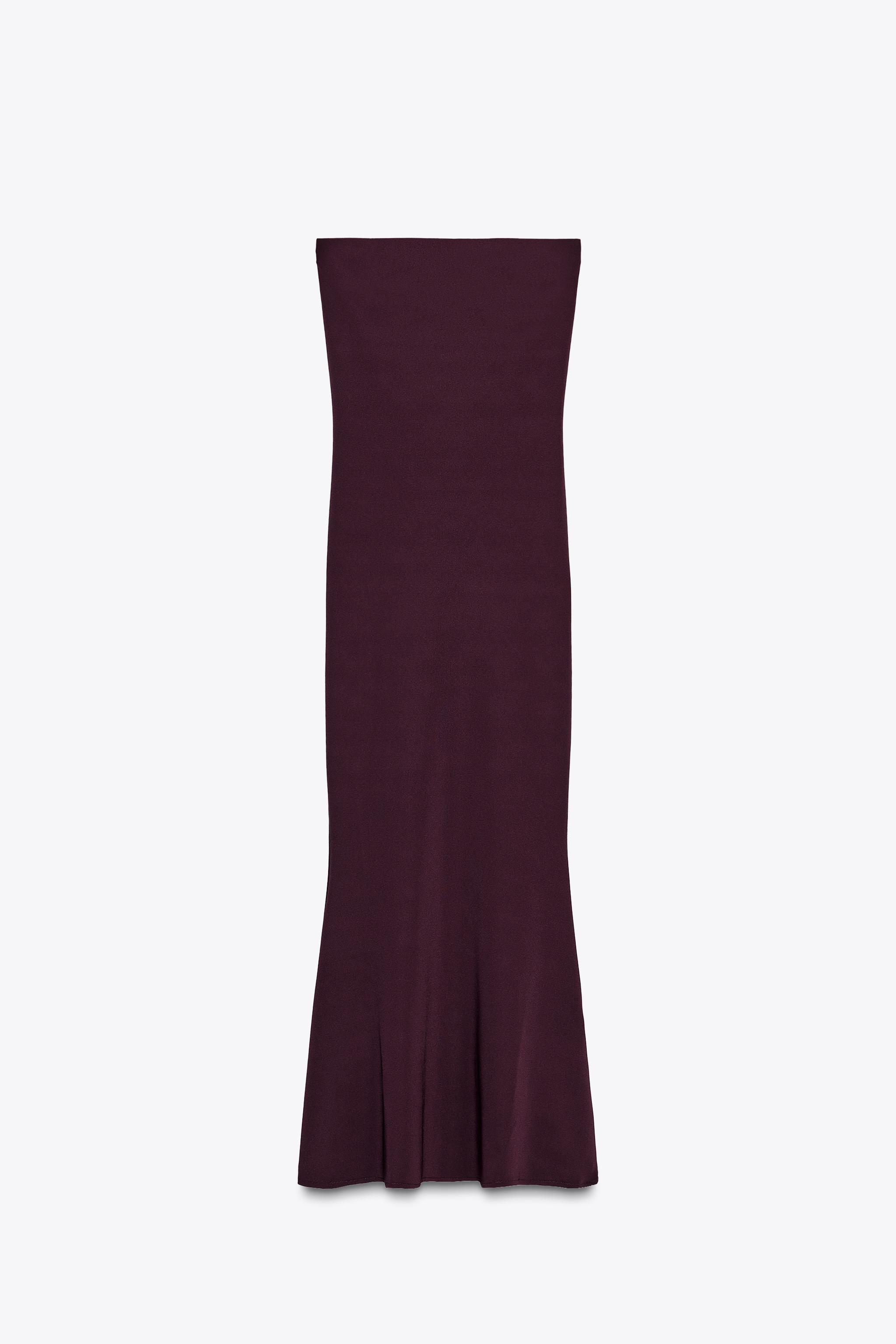 ZARA バックストラップ付きバンドゥワンピース 5039/423 バックストラップ付きバンドゥワンピース - ディープパープル