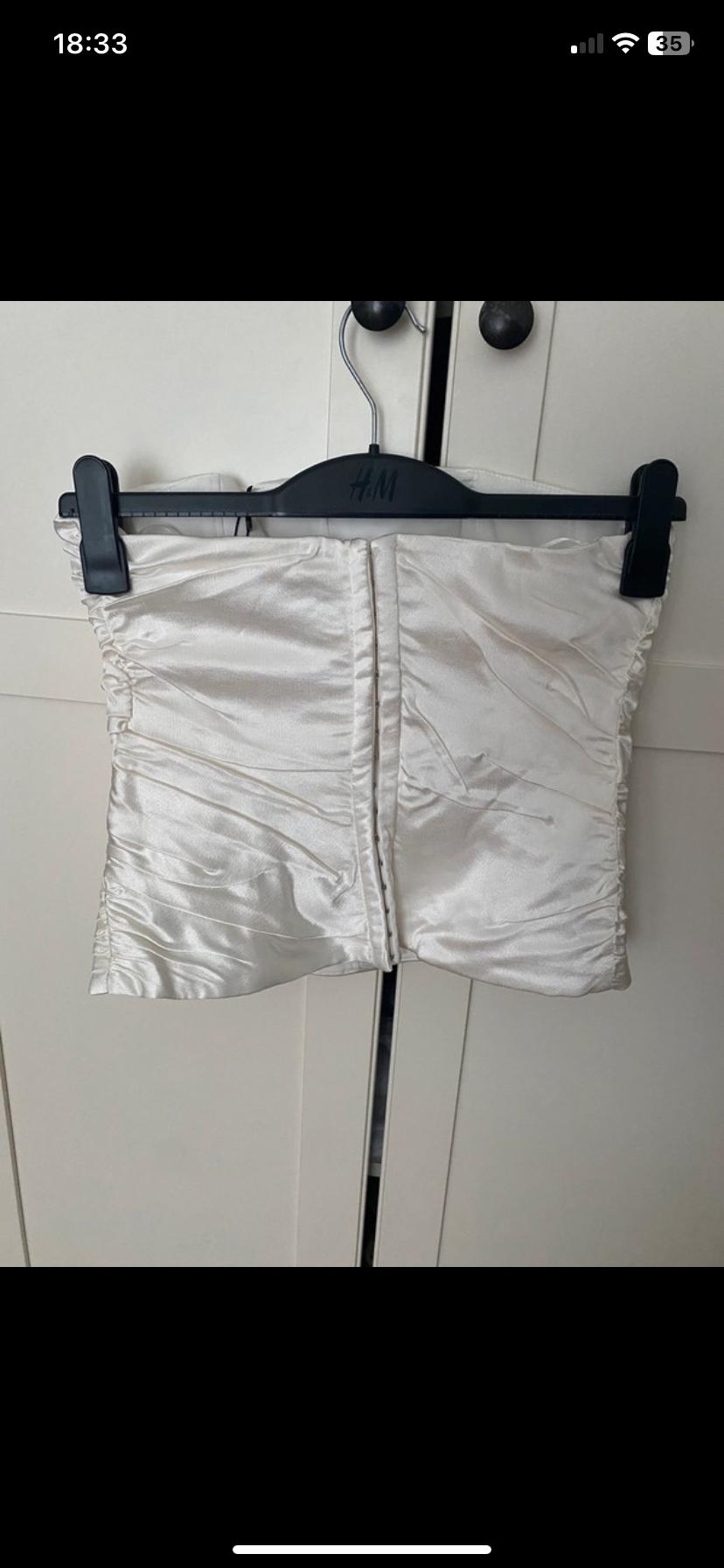 SATIN CORSETRY-INSPIRED TOP - Image 2