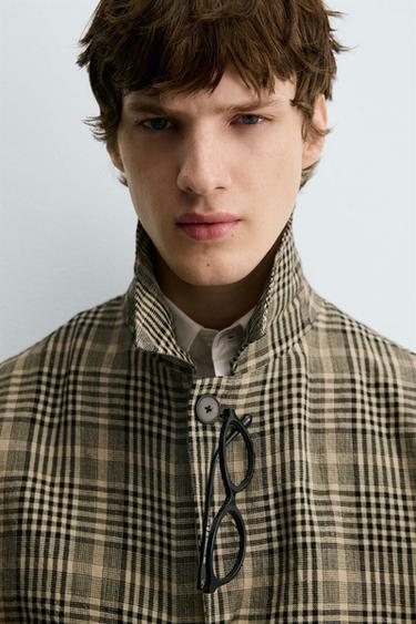 LIMITED EDITION WOOL - LINEN COAT - Brown by Zara
