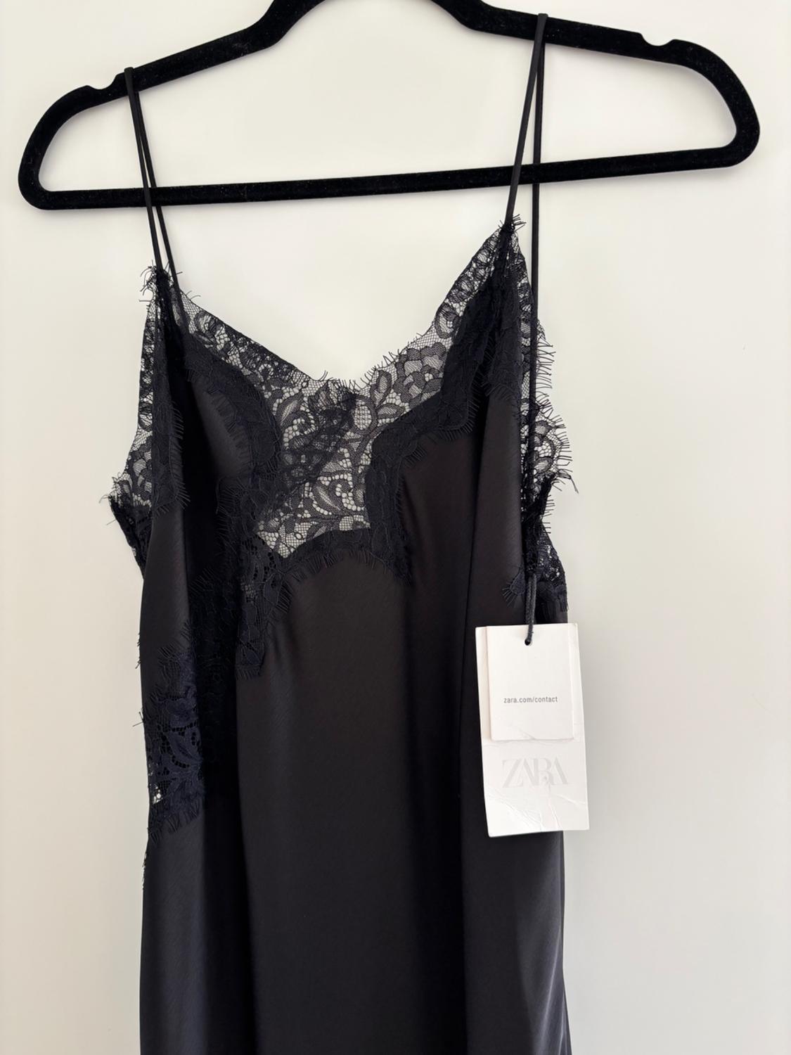 ASYMMETRIC LACE DRESS ZW COLLECTION - Image 2